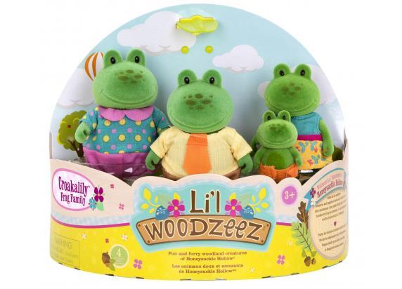 - Li'l Woodzeez Li'l Woodzeez Croakalily 4-delige familie kikker