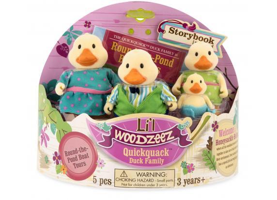 - Li'l Woodzeez Li'l Woodzeez Quickquack 4-delige familie eend