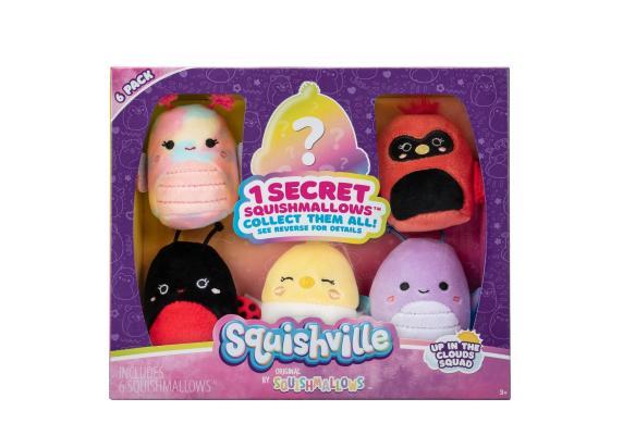 Squishville Plush 6 Pack In the Clouds Squad (Squishville by Squishmallows)