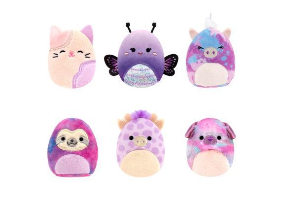 - Squishville Squishville Squishmallow 6-Pack Purple Squad 5cm figuren