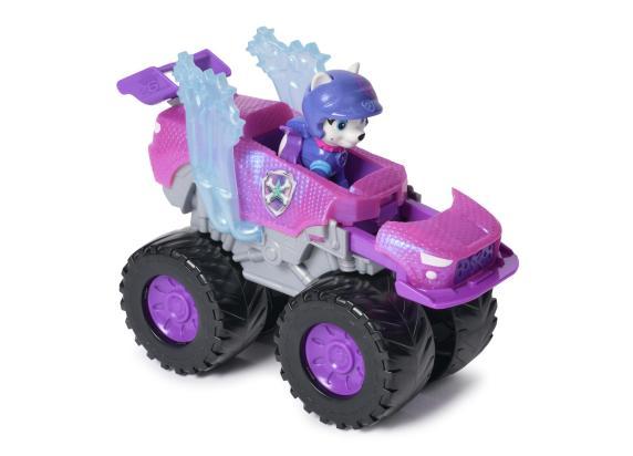 PAW Patrol Reddingswagens - Monstertruck van Roxi met voertuigtransformatie en actiefiguur