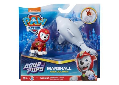 PAW Patrol Aqua Pups - Marshall en Dolphin - Speelfigurenset