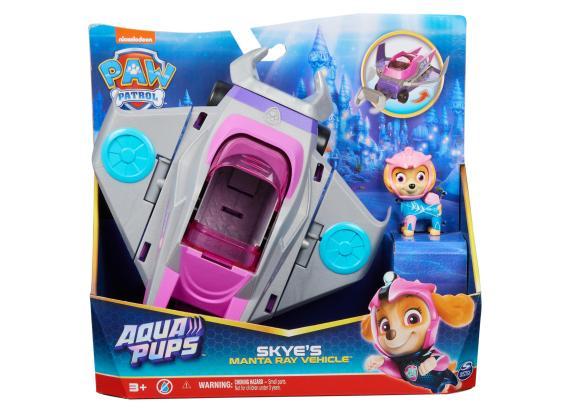 PAW Patrol Aqua Pups - Transformerend Reuzenmata-voertuig met Skye-Speelfiguur