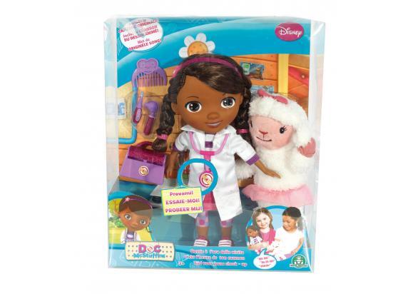 Giochi Preziosi - De Speelgoeddokter Sprekende Doc 30cm met Lammie & accessoires