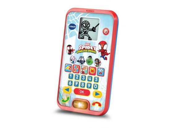 VTech Spidey Smartphone - Educatief Speelgoed - Gadgets voor Kinderen - Maak Kennis met Cijfers, Tellen en Vergelijken - 3 tot 7 Jaar