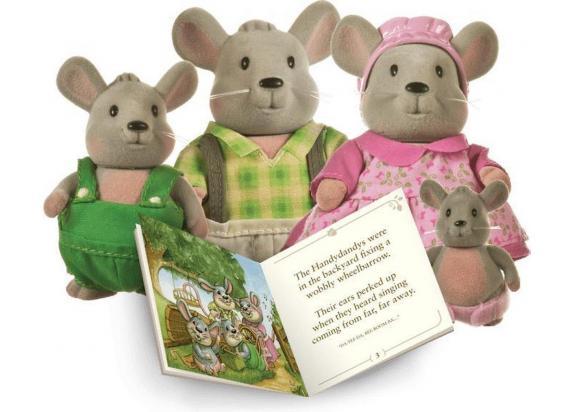 - Li'l Woodzeez Li'l Woodzeez Handydandy 4-delige familie muis