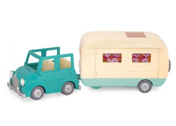 - Li'l Woodzeez Li'l Woodzeez Happy Camper auto met caravan