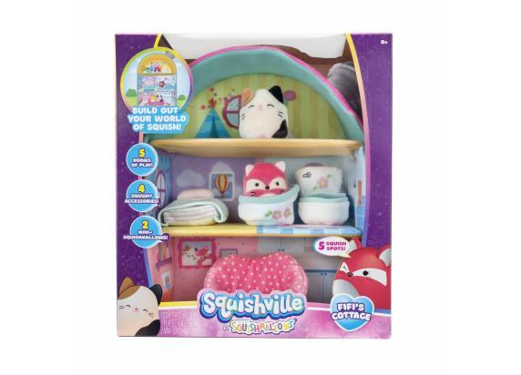 - Squishville Squishville Fifi's Cottage Soft Playset