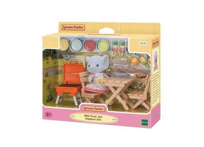 Sylvanian Families 5640 BBQ picknick set- olifant meisje