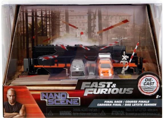 Jada Toys Fast & Furious Nano Train Scene Diorama