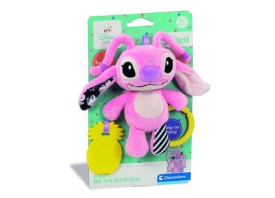 Clementoni - Babyspeelgoed - Stitch Knuffel - Angel - met Bijtring - Vanaf 3 maanden
