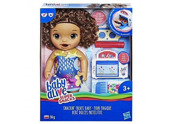 Hasbro - Baby Alive Baby Alive Snack & Snoep Baby Brunette