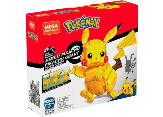 MEGA Pokémon Jumbo Pikachu - 825 blokken - Bouwstenen