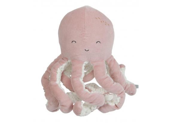 - Little Dutch Pluche Little Dutch Knuffel Octopus Oceaan roze