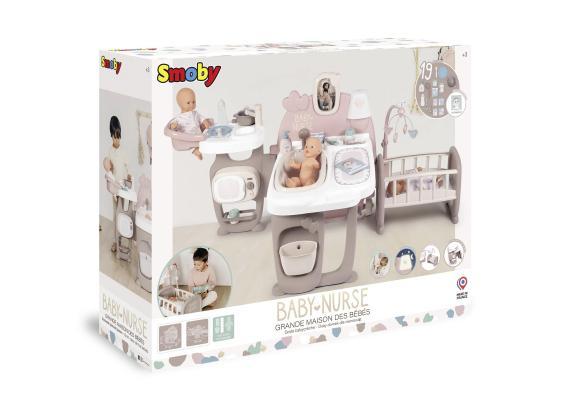 Smoby - Baby Nurse Baby Nurse Groot babyhuis verzorgingsspeelset