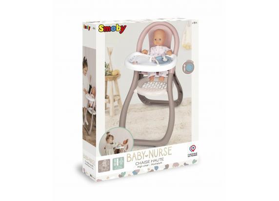 Smoby Baby Nurse Hoge Baby Stoel - Poppenmeubel - Pop niet inbegrepen