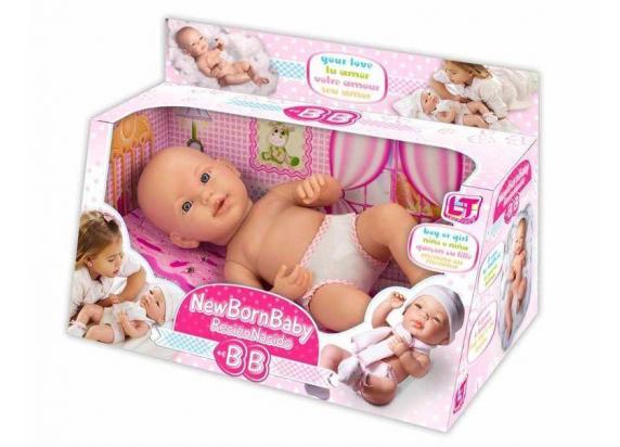 Loko Toys Pasgeboren baby meisje 42cm