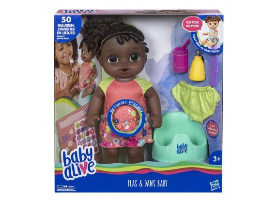 Hasbro - Baby Alive Baby Alive Plas & Dans Baby Donker