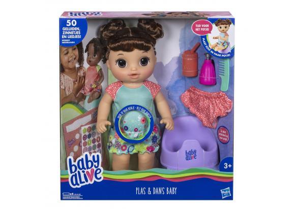 Hasbro - Baby Alive Baby Alive Plas & Dans Baby Brunette