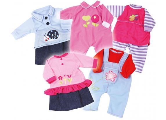 Lissi Dolls Geschenkset met 5 poppenoutfits voor 41cm poppen