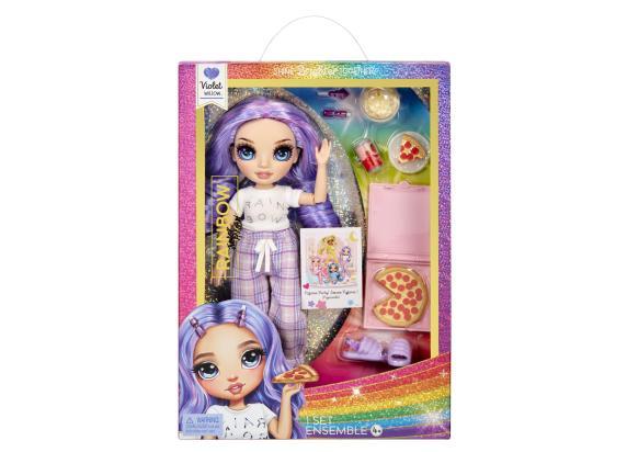 Rainbow High Junior High Pyjamaparty - 23 cm - Violet (paars) - Modepop