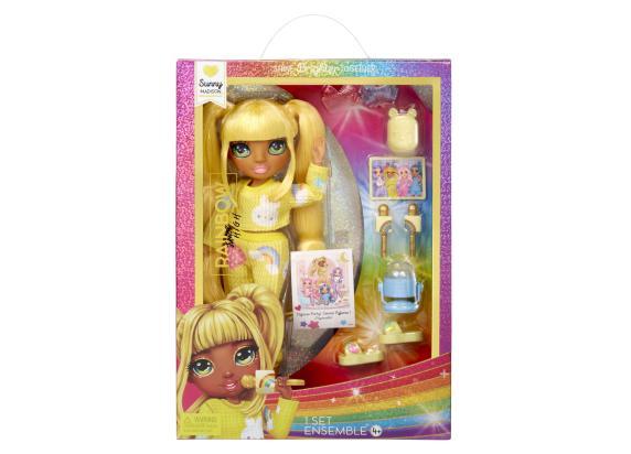 Rainbow High Junior High Pyjamaparty - 23 cm - Sunny (geel) - Modepop