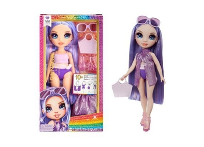 Rainbow High Swim & Style-modepop - 28 cm - Violet (paars)