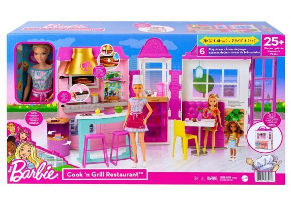 Barbie Kook & Grill Restaurant Pop & Speelset