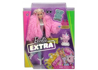 Barbie Barbie EXTRA - Fluffy Pink Jacket pop met diertje