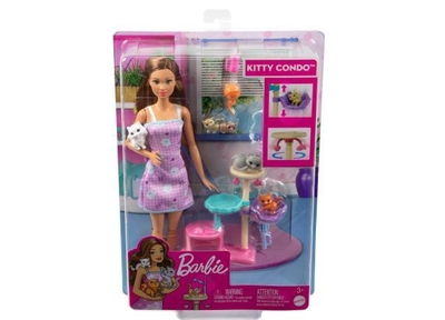 Barbie Kattenspeelplek - Speelfigurenset