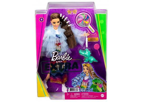 Barbie Barbie EXTRA - Blue Coat pop met diertje