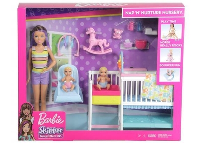 Barbie Barbie Skipper Babysitter Verschoon en Verzorg Spe