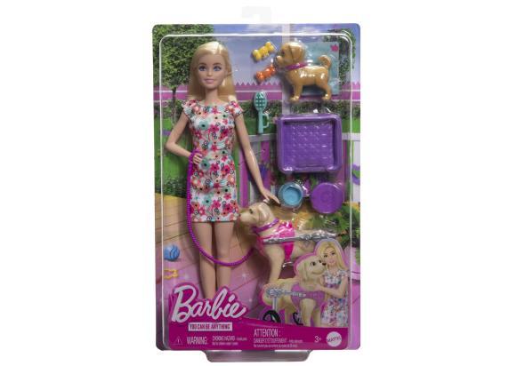 Barbie Hondenduo - Met puppy en grote hond - Barbiepop