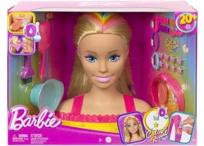 Barbie Barbie Regenboog Deluxe Stylinghoofd blond haar
