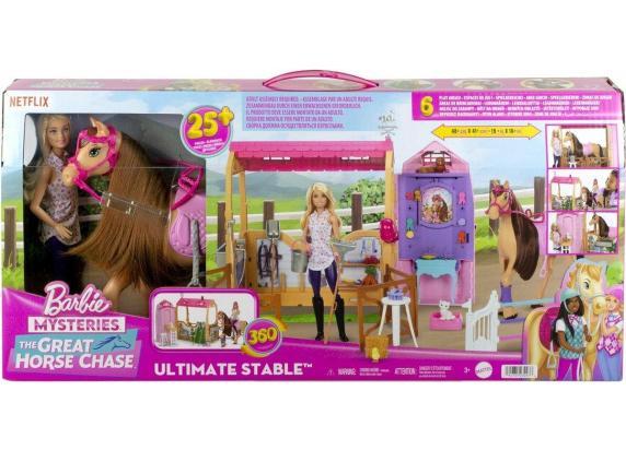 Barbie Mysteries - The Great Horse Chase - Paard Droomstal Speelset