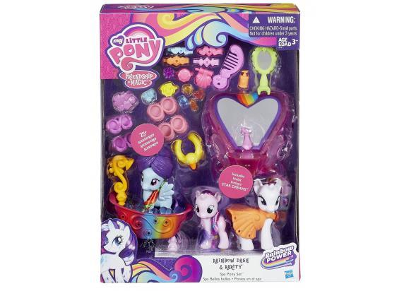 My Little Pony Bad en schoonheidspack met 3 ponies & accessoires