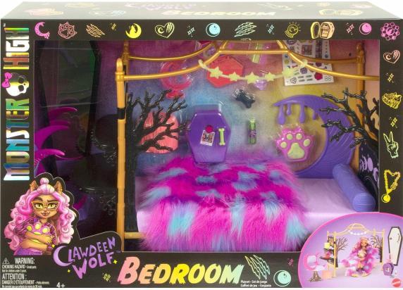 Monster High - Clawdeen Wolf - Slaapkamer - Paars