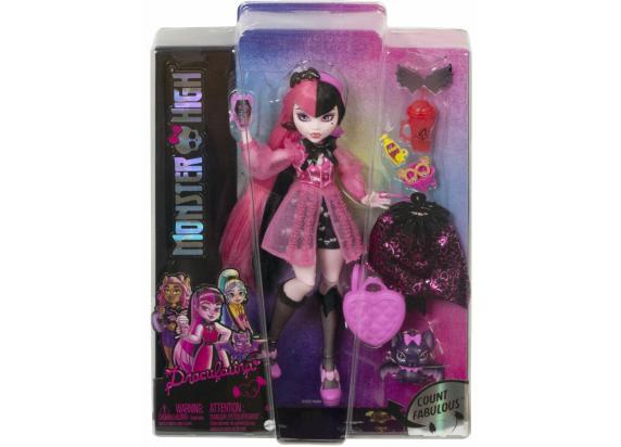 Monster High - Modepop - Draculaura pop met hartjes-tas