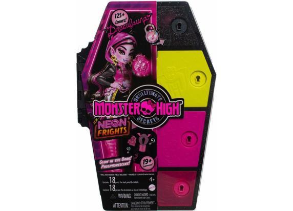 Monster High Skulltimate Secrets - Neon Frights - Draculaura - 21 cm - Modepop