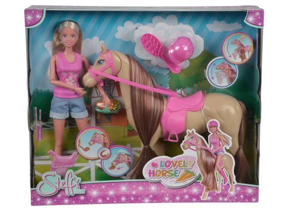 Steffi Steffi Lovely Horse 29cm met accessoires