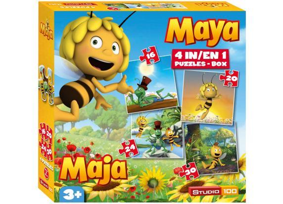 Studio 100 - Maya de bij Maya de Bij puzzel 4-in-1