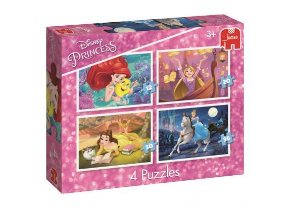 Jumbo - Disney Princess Disney Princess 4 puzzels 12-20-30-36st