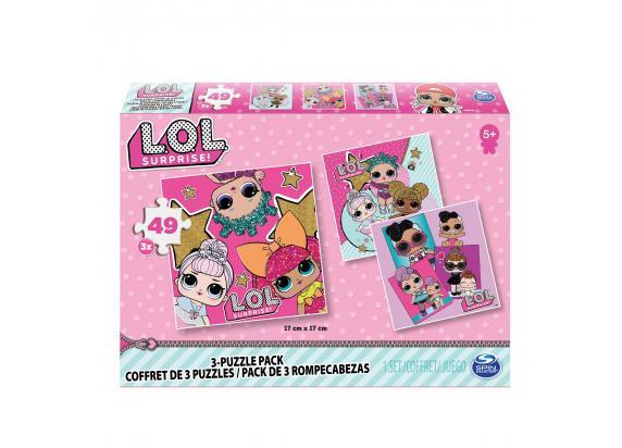 - L.O.L. (Lil Outrageous Littles) L.O.L. Surprise 3-puzzle pack