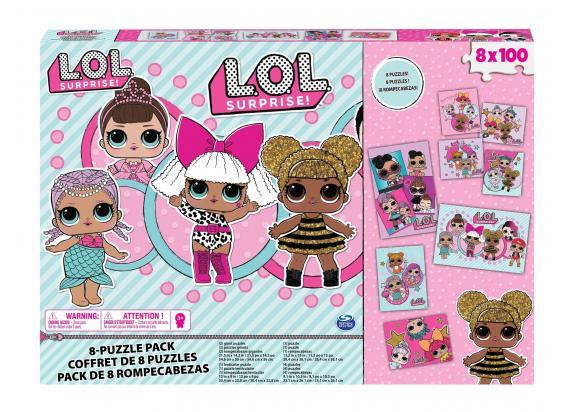 - L.O.L. (Lil Outrageous Littles) L.O.L. Surprise 8-puzzle pack