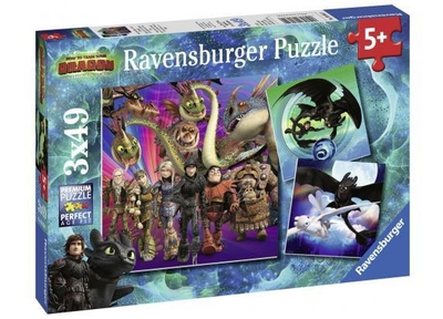 Ravensburger - Dragons Dragons 3 3x49st
