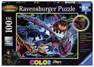 Ravensburger - Dragons Dragons: Shining Dragons 100st XXL