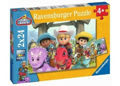 Ravensburger - Dinosaurs Dino Ranch 2x24 stukjes