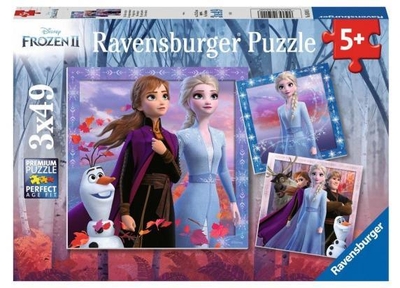 Ravensburger puzzels Disney Frozen 2 - 3 x 49 stukjes - kinderpuzzel