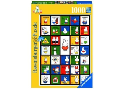 Ravensburger puzzel nijntje bookcovers - Legpuzzel - 1000 stukjes
