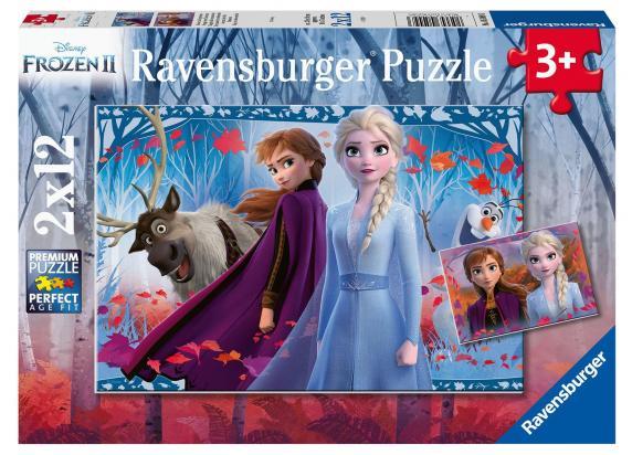 Ravensburger Frozen: Reis naar het Onbekende - Puzzel (2x12)